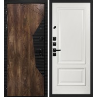 Лофт-2/ Фрейм 07 Дуб коньяк с патиной / Бьянко