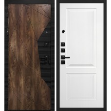 Лофт-2/ Смальта-Лайн 04 Дуб коньяк с патиной / Белый ral 9003