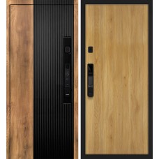 Орион смарт/Гладкая Орех пекан, черный кварц / Дуб золотистый