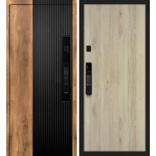 Орион смарт/Гладкая Орех пекан, черный кварц / Дуб молочный