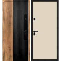 Орион/Гладкая Орех пекан, черный кварц / Бежевый матовый