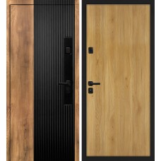 Орион/Гладкая Орех пекан, черный кварц / Дуб золотистый