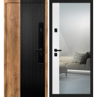 Орион/Оптима Макси Орех пекан, черный кварц / Белый матовый