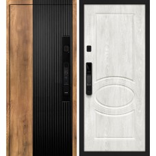 Орион/Сиена 01 Орех пекан, черный кварц / Дуб жемчужный