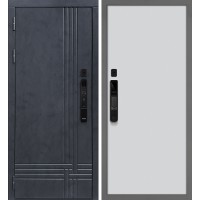 Осло смарт/Гладкая Бетон антрацит / Агат