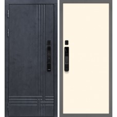 Осло смарт/Гладкая Бетон антрацит / Магнолия