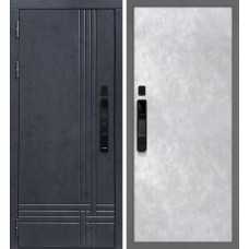 Осло смарт/Гладкая Бетон антрацит / Серый бетон