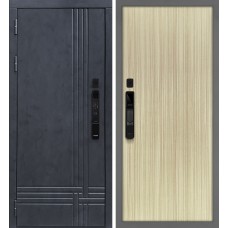 Осло смарт/Гладкая Бетон антрацит / Эвкалипт австралийский