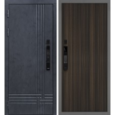 Осло смарт/Гладкая Бетон антрацит / Эвкалипт африканский