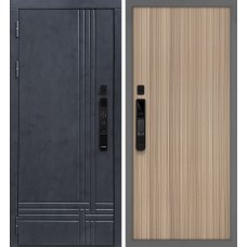 Осло смарт/Гладкая Бетон антрацит / Эвкалипт тасманский