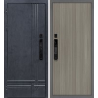 Осло смарт/Гладкая Бетон антрацит / Эвкалипт португальский