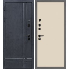 Осло/Гладкая Бетон антрацит / Бежевый матовый