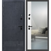 Осло/Оптима Макси Бетон антрацит / Белый