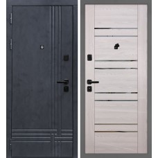 Осло/PSK-1 Бетон антрацит / Ривьера крем