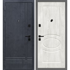 Осло/Сиена 1 Бетон антрацит / Дуб жемчужный