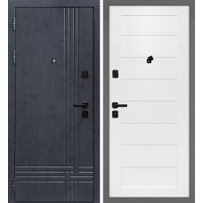 Осло/Техно 708 Бетон антрацит / Белоснежный