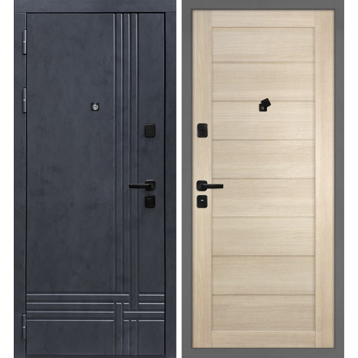 Дверь Скамбио Порте Осло/Техно 708 Бетон антрацит / Капучино