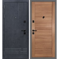 Осло/Техно 708 Бетон антрацит / Миндаль