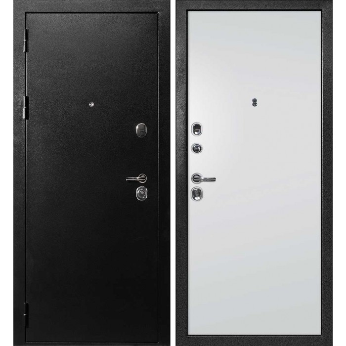 Дверь Скамбио Порте С-1 / Гладкая Титан черный / Агат
