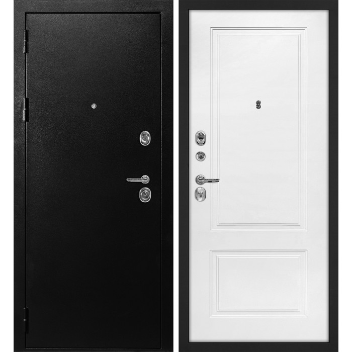Дверь Скамбио Порте С-1 /ПДЕ-4 Титан черный / Жасмин