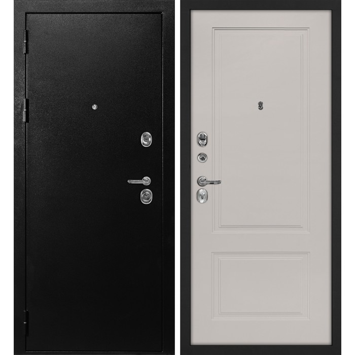 Дверь Скамбио Порте С-1 /ПДЕ-4 Титан черный / Кашемир