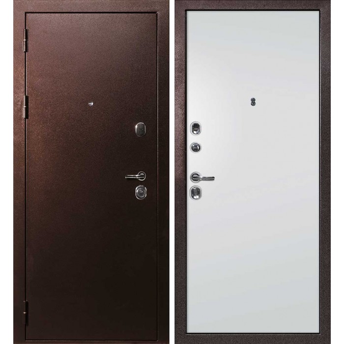 Дверь Скамбио Порте С-3/Гладкая Антик медный / Агат