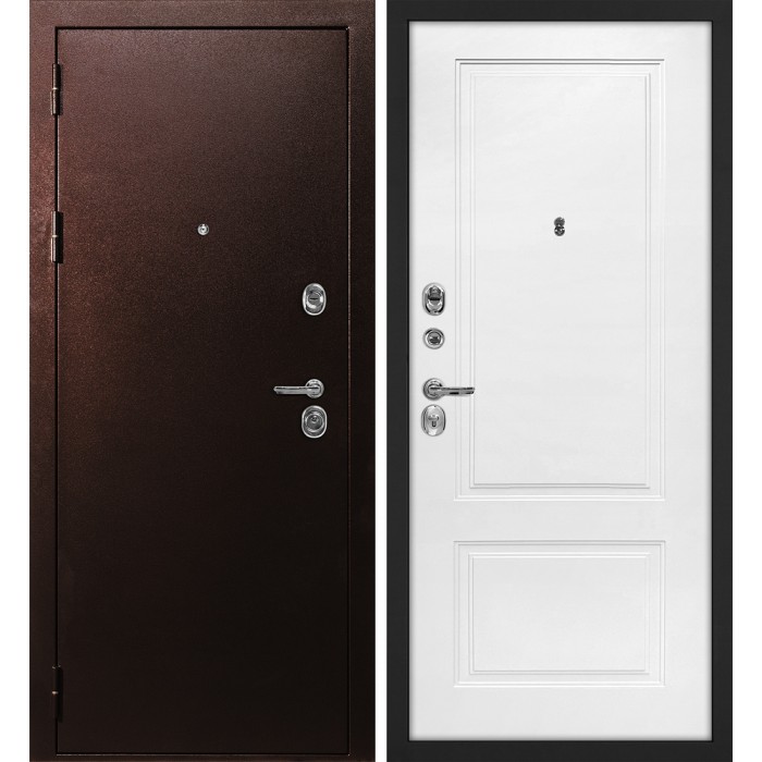 Дверь Скамбио Порте С-3/ПДЕ-04 Антик медный / Жасмин