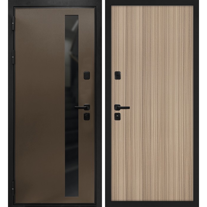 Дверь Скамбио Порте Уран/Гладкая Бронза / Эвкалипт тасманский