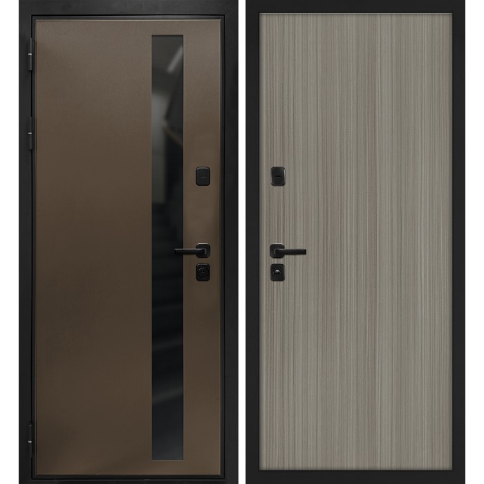 Дверь Скамбио Порте Уран/Гладкая Бронза / Эвкалипт португальский