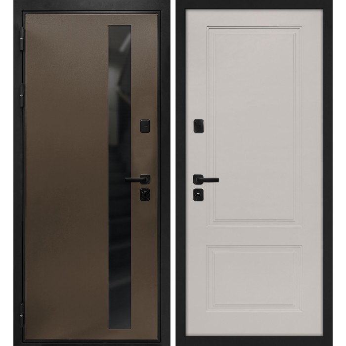 Дверь Скамбио Порте Уран/ПДЕ-4 Бронза / Кашемир