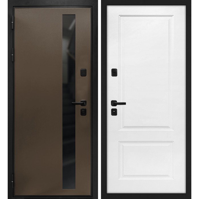 Дверь Скамбио Порте Уран/ПДЕ-4 Бронза / Жасмин