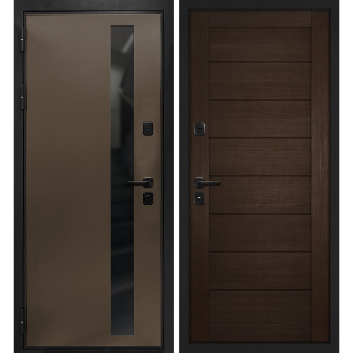 Дверь Скамбио Порте Уран/ТЕХНО-708 Бронза / Венге