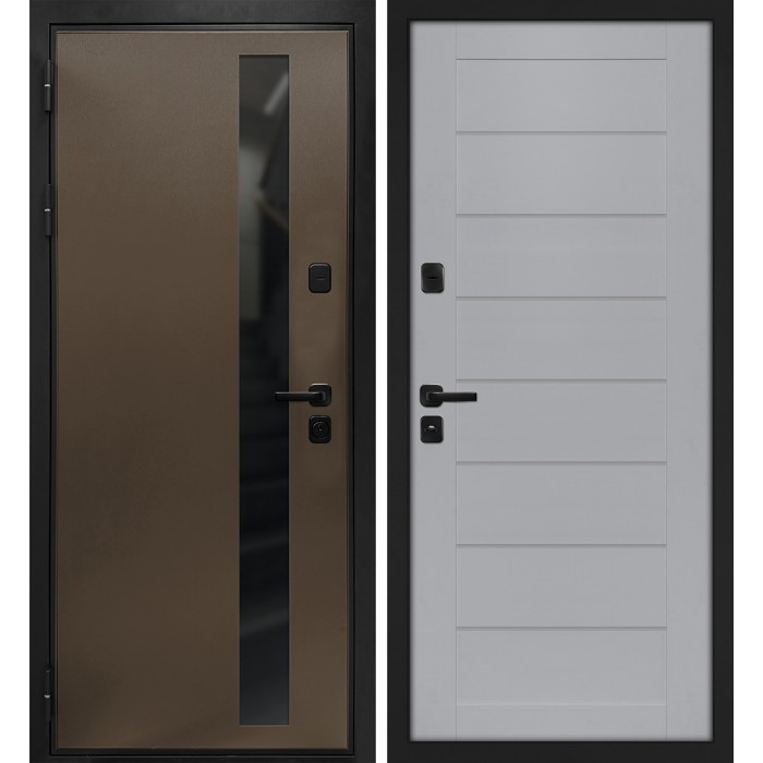 Дверь Скамбио Порте Уран/ТЕХНО-708 Бронза / Манхэттен
