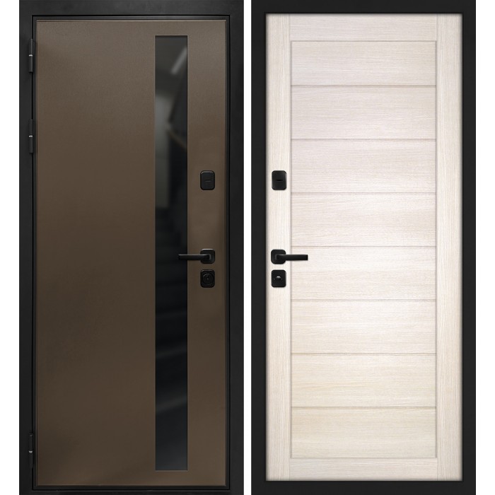 Дверь Скамбио Порте Уран/ТЕХНО-708 Бронза / Сандал бежевый