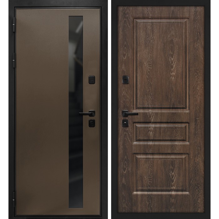 Дверь Скамбио Порте Уран/Версаль-02 Бронза / Дуб корица