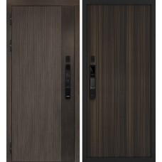 Вертикаль смарт/Гладкая Дымчатый камень,  дуб мореный (замковая часть) / Эвкалипт африканский