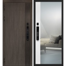 Вертикаль смарт/Оптима Макси Дымчатый камень,  дуб мореный (замковая часть) / Белый