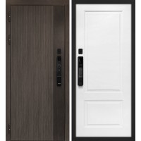 Вертикаль смарт/ПДЕ-04 Дымчатый камень,  дуб мореный (замковая часть) / Жасмин