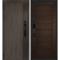 Вертикаль смарт/ТЕХНО 708 Дымчатый камень,  дуб мореный (замковая часть) / Венге