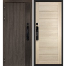 Вертикаль смарт/ТЕХНО 708 Дымчатый камень,  дуб мореный (замковая часть) / Капучино