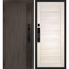 Вертикаль смарт/ТЕХНО 708 Дымчатый камень,  дуб мореный (замковая часть) / Сандал бежевый