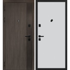 Вертикаль/Гладкая Дымчатый камень,  дуб мореный (замковая часть) / Агат