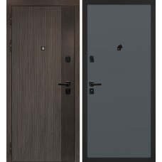 Вертикаль/Гладкая Дымчатый камень,  дуб мореный (замковая часть) / Графит