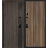 Вертикаль/Гладкая Дымчатый камень,  дуб мореный (замковая часть) / Эвкалипт испанский