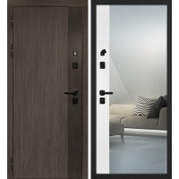 Вертикаль/Оптима Макси Дымчатый камень,  дуб мореный (замковая часть) / Белый