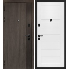 Вертикаль/Техно 708 Дымчатый камень,  дуб мореный (замковая часть) / Белоснежный