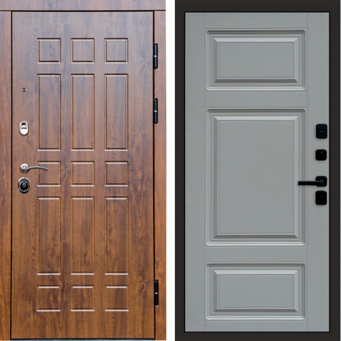 Дверь Termo Door Афина дуб Лион Grey софт