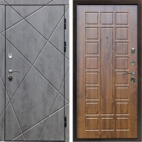 Входная дверь Termo Door Лучи бетон Престиж дуб