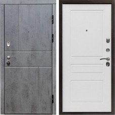 Входная дверь Termo Door Вертикаль бетон Классика Лиственница