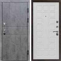 Входная дверь Termo Door Вертикаль бетон Престиж бежевый матовый